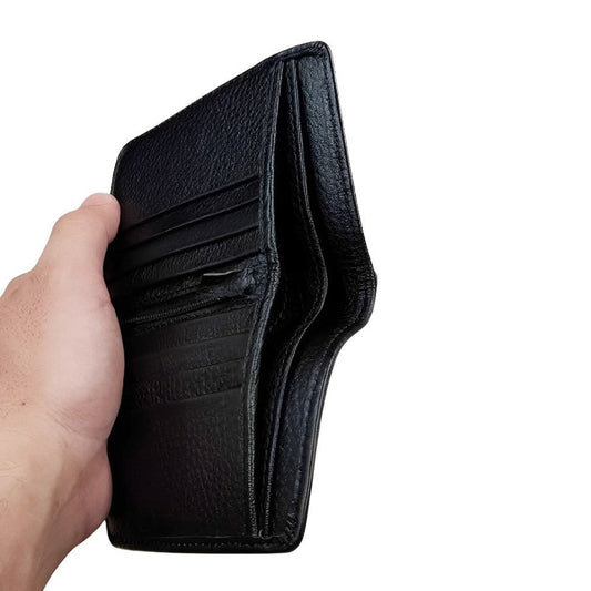 Premium Leather Vertical Wallet