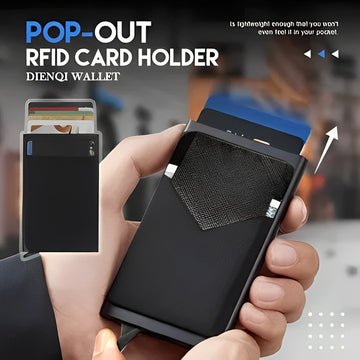 Popup RFID Aluminium Cardholder Wallet